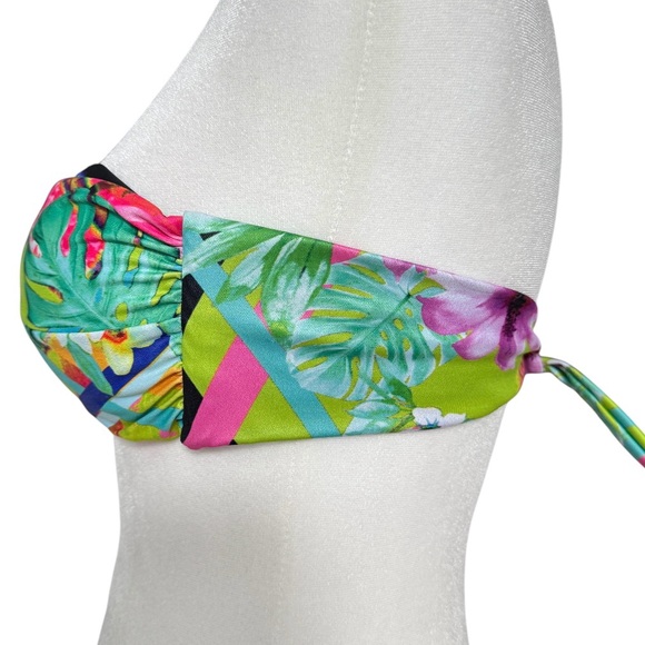 Brazilian Strapless Bandeau Bikini Tie Top - Picture 3 of 8